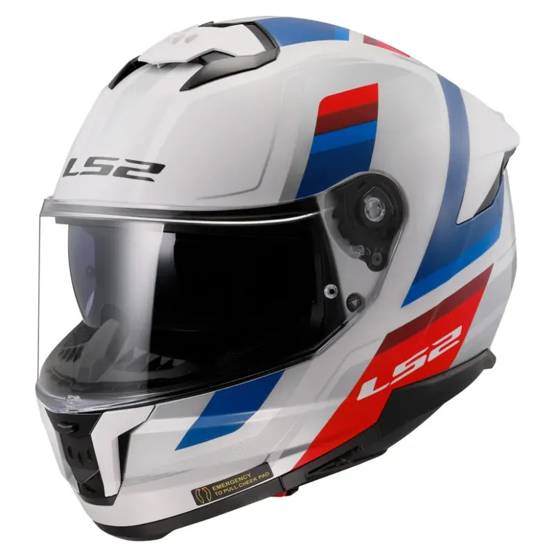 Speciální cena | LS2 Integrální moto přilba FF808 STREAM II VINTAGE WHITE BLUE RED