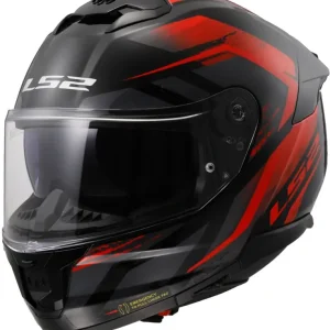 LS2 Integrální moto přilba FF808 STREAM II FURY BLACK RED - Rychlé doručení