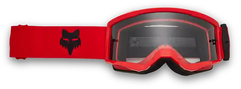 FOX dětské motokrosové brýle YTH MAIN CORE GOGGLE Fluo red - Speciální cena